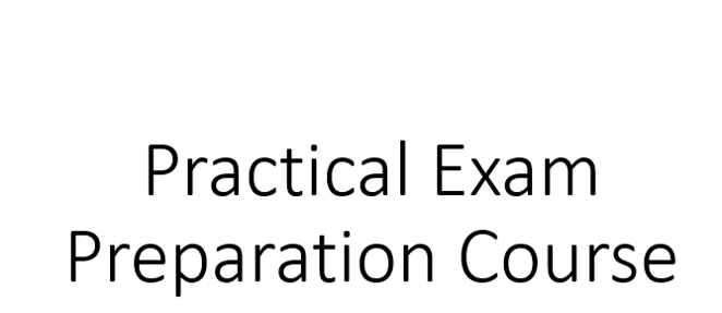 Practical Exam Preparation Course