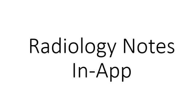 Radiology Notes(In-App)